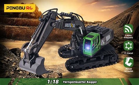 Ferngesteuerter Bagger Spielzeug Rc Bagger Mit Metallschaufel Und