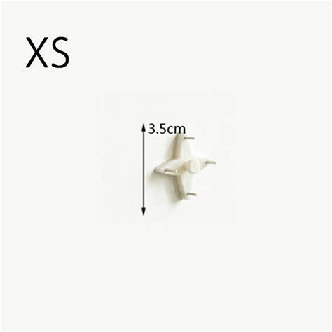 Pcs Seamless Nail White Plastic Invisible Wall M Grandado