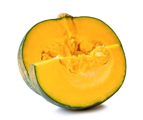 Premium Photo Fresh Kabocha Or Green Japanese Pumpkin With Slice Is