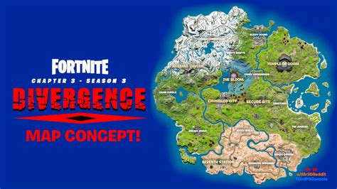 Fortnite: Chapter 3 Season 3 • DIVERGENCE • [MAP CONCEPT] • Loot Pool ...