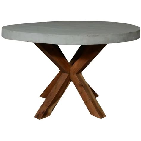 Renville Pedestal Dining Table VigsHome