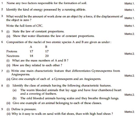 Cbse Important Question For Science Class 10 2013 Exams By Mr Satyam Singh