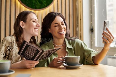 Joyful Moments Shared Between A Lesbian Stock Image Image Of Bright Afternoon