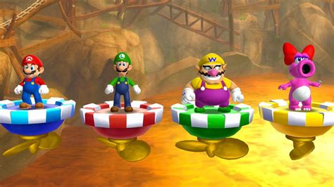 Mario Party Party Mode Magma Mine Player Mario Vs Wario Vs