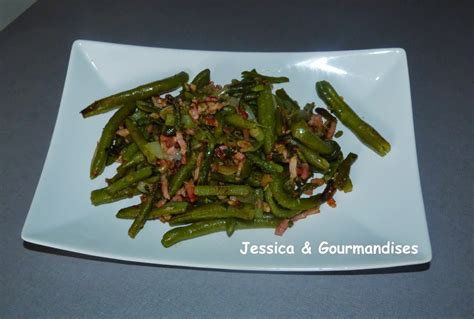 Jessica Gourmandises Po L E De Haricots Verts Aux Lardons