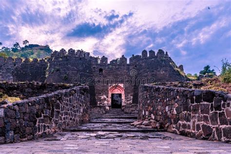 Gorgeous View Of Daulatabad Fort In The Devagiri Village In Maharashtra