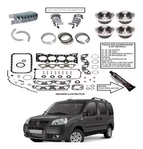 Kit Retifica De Motor Fiat Doblo V Flex E Torq