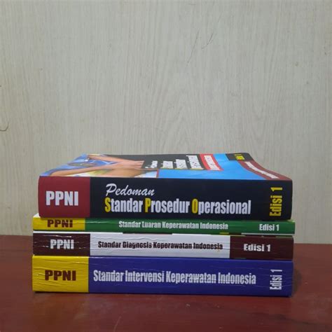 Jual Paket 4 Buku PPNI Terbaru SDKI SIKI SLKI Dan Pedoman Standar