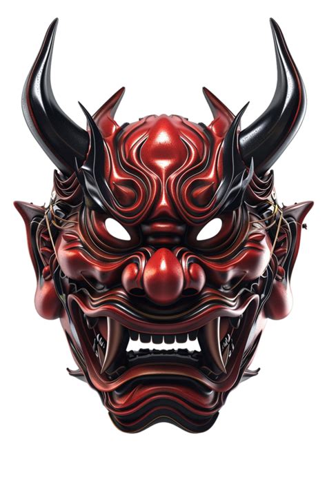 Oni Mask Isolated On Transparent 48413067 Png