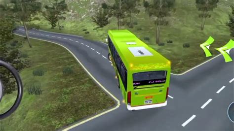 Driving Bus Simulator Indonesian On Beautiful Hilly Route Gaming Youtube