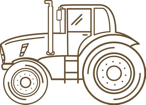 Tractor Farm Heavy Agricultural Vehicles Machinery For Field Work Of