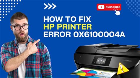 How To Fix Hp Printer Error 0x6100004a Printer Tales Hp Youtube