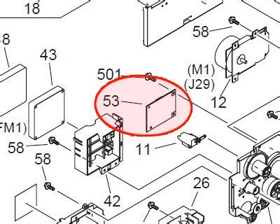 Canon Fm Relay Pcb Assembly Originale Ofba Srl