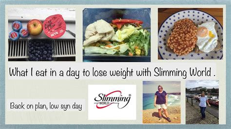 What I Ate Today To Lose Weight With Slimming World Low Syn Day