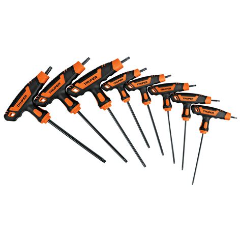 Ficha Tecnica Juego De 8 Llaves Torx Extralargas Con Mango T Truper