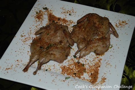 The Cooks Companion Challenge 148656 Grilled Spiced Indian Quail