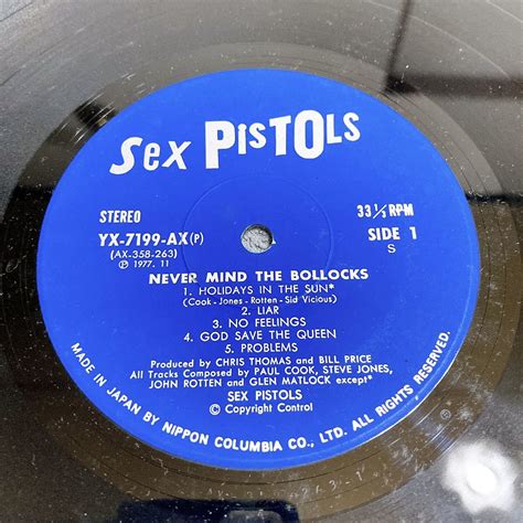 Yahoo オークション LPレコード SEX PISTOLS NEVER MIND THE B