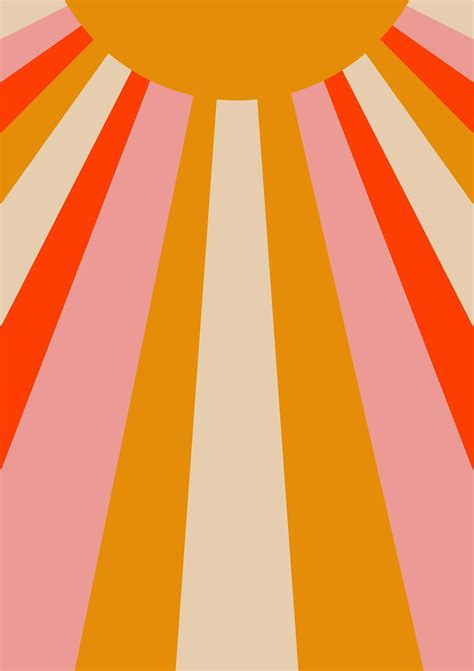 Download Delightful Sunshine Aesthetic 70s Background For Desktop