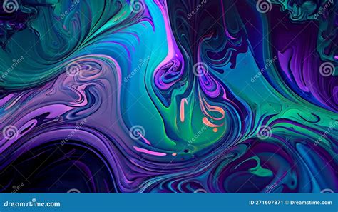 An Oil Slick Background With A Mix Of Blue Purple And Green Colors