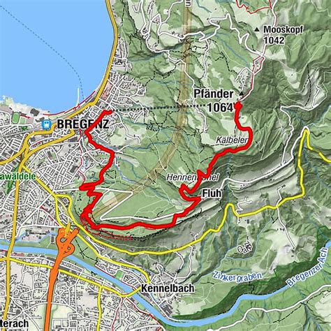 Aussichtsreiche Talwanderung Pf Nderbahn Fluh Gebhardsberg