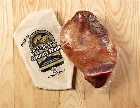 Clifty Farm Uncooked Sliced Country Ham 5 Lbs Grocery