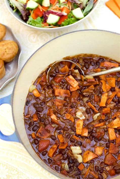 Vegetarian Sweet Potato Black Bean Chili Reluctant Entertainer