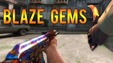 CS GO - BLAZE Case Hardened Skins! - YouTube