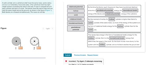 Solved Rotational Potential A Solid Cylinder And A Chegg