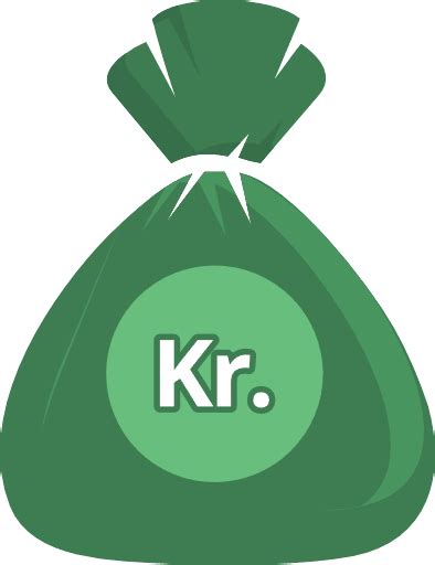 Download Money Bag Danish Krone Color Icon Free Freepngimg