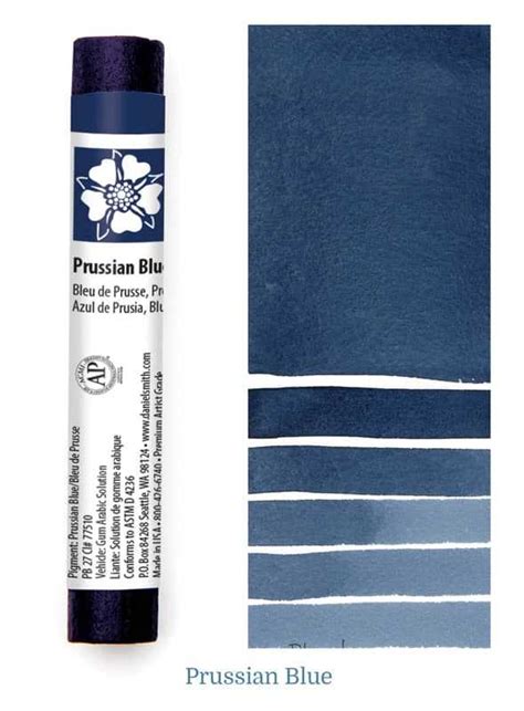 Daniel Smith Watercolor Stick Sulu Boya Prussian Blue Sulu Boya Daniel