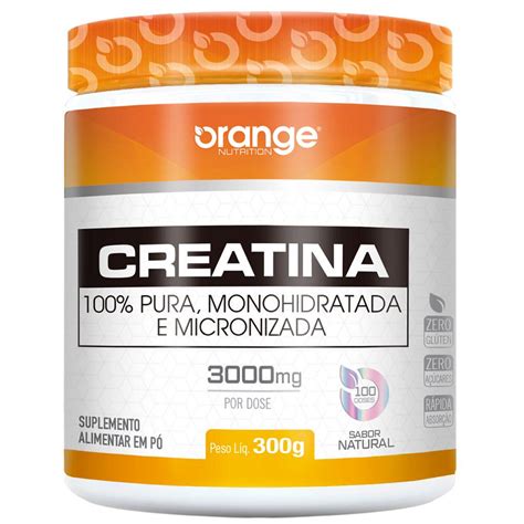 Creatina Pura Monohidratada Micronizada G Orangenutrition Br