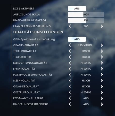 Battlefield 1 The Perfect Graphic Settings For Graphics And Performance