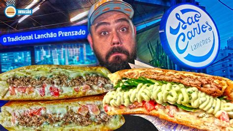 LANCHE PRENSADÃO RAÍZ TIPO INTERIOR INVASÃO SÃO CARLOS Hambúrguer