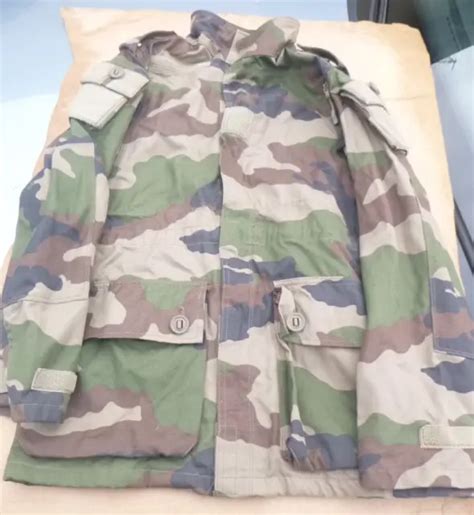 VESTE COMBAT CAMOUFLAGE Centre Europe Armee Francaise Taille 96 EUR 9