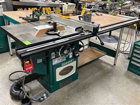 Grizzly G0605X1 12 Extreme Series Left Tilling Table Saw W Riving