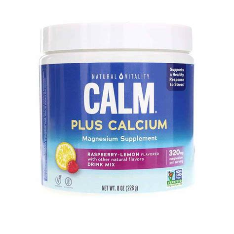 Natural Calm Plus Calcium, Natural Vitality