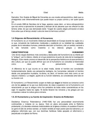 Contexto Hist Rico Del Renacimiento Pdf