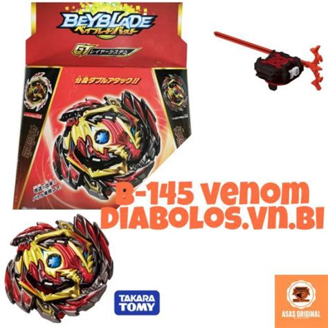 Beyblade ORIGINAL TAKARA TOMY B 145 VENOM DIABOLOS Vn Bl Shopee Malaysia