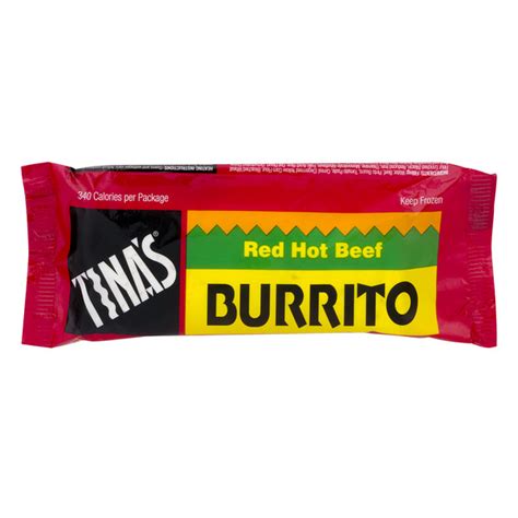 Tina S Burrito Beef Bean Oz Count Frozen