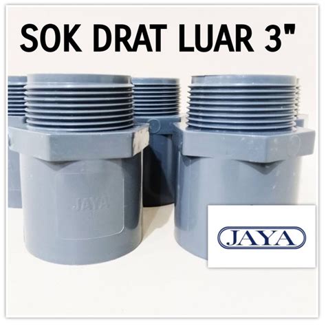 Jual Sok Drat Luar Inch Jaya Valve Socket Shock Sock Drat Luar