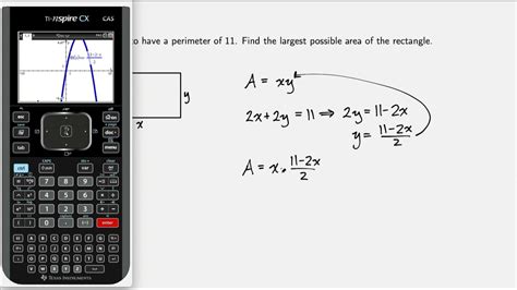 Maximum Area Of A Rectangle Given Perimeter Algebra And Calculator