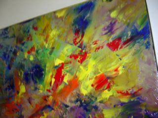 Abstract Modern Oil Knife Painting Wall Decor Eugenia Abramson