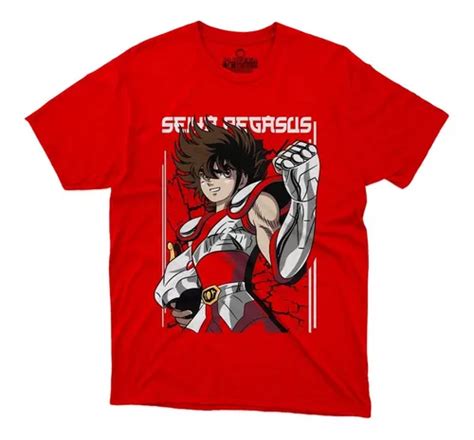 Playera Caballeros Del Zodiaco Seiya De Pegaso Saint Anime Meses Sin