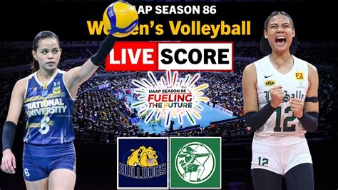 DLSU Vs NU UAAP 86 Women S Volleyball Live Scoreboard MAR 16 YouTube