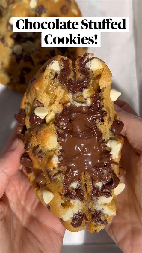 The Best Chocolate Filled Cookies Thick And Gooey Recipe In 2024 Cookie Recipes Cookie