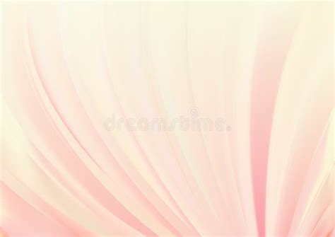 Abstract Pink And Beige Shiny Curved Stripes Background Graphic Stock