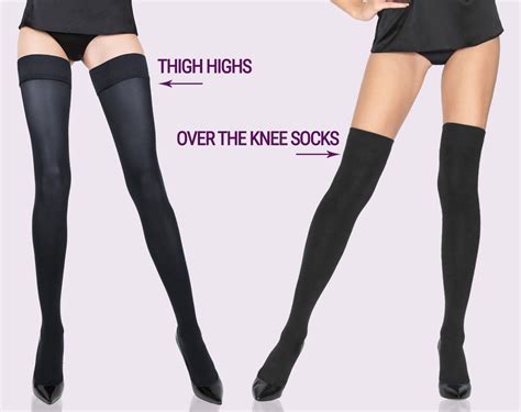 Whats The Difference Between Knee Highs Otks And Thigh Highs Viennemilano