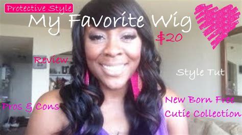 Grow Your Hair Under Wigs My Favorite Cheap Wig Review ~ 20 Plus Style Tutorial Youtube