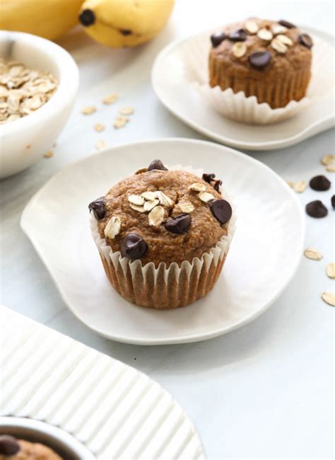 Banana Oatmeal Muffins Easy Blender Recipe Detoxinista