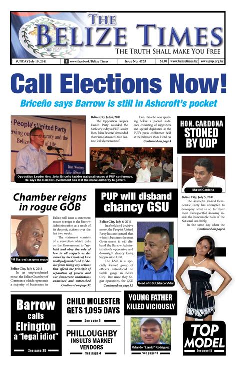 Belize Times July 10 2011 By Belize Times Press Issuu